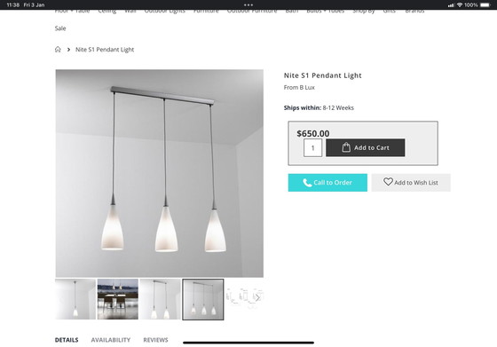 Image 1 of Lampe design B.Lux