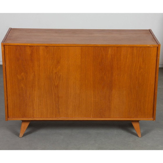 Image 1 of Commode vintage jaune et blanche modèle U-452 par Jiri Jiroutek pour Interier Praha, Tchécoslovaquie 1960