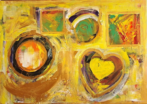 Tableau D'Artiste - Enzo San Marco - Planet Heart ( At The Galaxy Olympic Games)