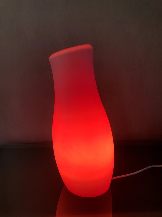 Image 1 of Lampe Ikea Mylonit, couleur rouge par K. Leibel & K. Andreason