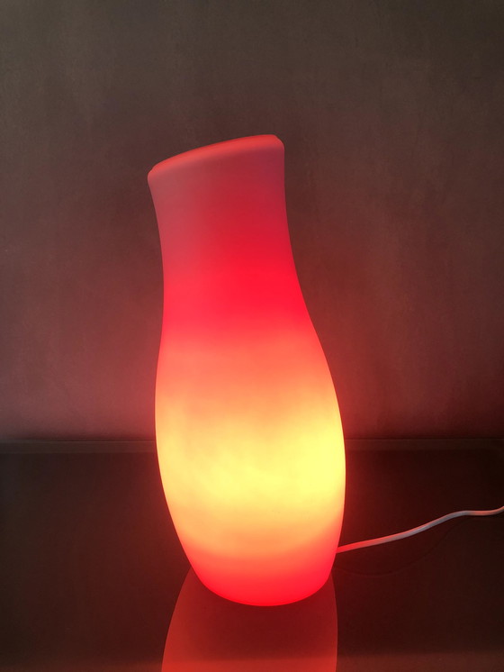 Image 1 of Lampe Ikea Mylonit, couleur rouge par K. Leibel & K. Andreason