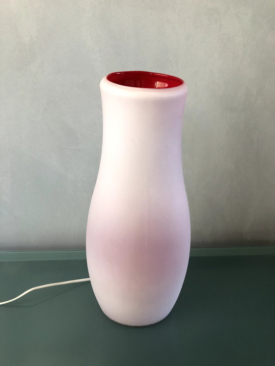 Image 1 of Lampe Ikea Mylonit, couleur rouge par K. Leibel & K. Andreason