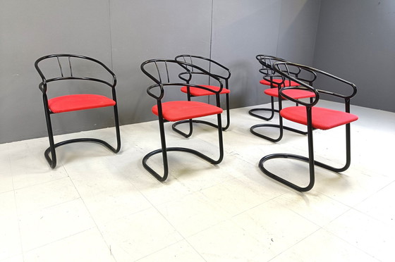 Image 1 of Chaises de salle à manger post-modernes, 1980S