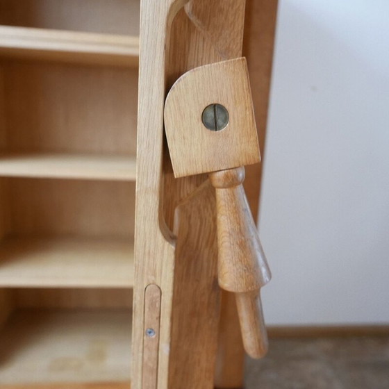 Image 1 of Armoire vintage en chêne modèle bouvine par Guillerme et Chambron, France 1960