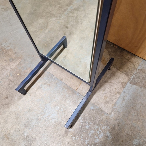 Image 1 of Miroir sur pied vintage Miroir de passage double face