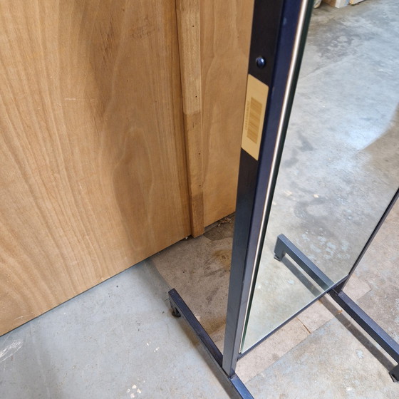 Image 1 of Miroir sur pied vintage Miroir de passage double face