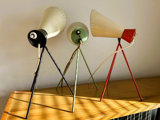 Image 1 of Lampe de table de Josef Hurka Produit par Napako, Tchécoslovaquie