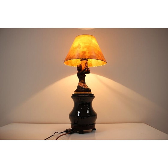 Image 1 of Lampe Vintage Art Déco avec haut-parleur par Stilton, Tchécoslovaquie 1930