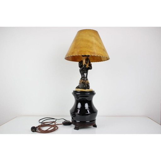 Lampe Vintage Art Déco avec haut-parleur par Stilton, Tchécoslovaquie 1930