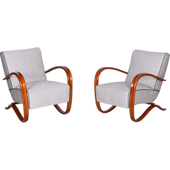 Image 1 of Paire de fauteuils vintage H-269 par Jindrich Halabala pour UP Zavody, Tchécoslovaquie 1930