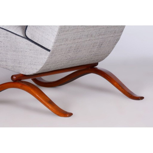 Paire de fauteuils vintage H-269 par Jindrich Halabala pour UP Zavody, Tchécoslovaquie 1930