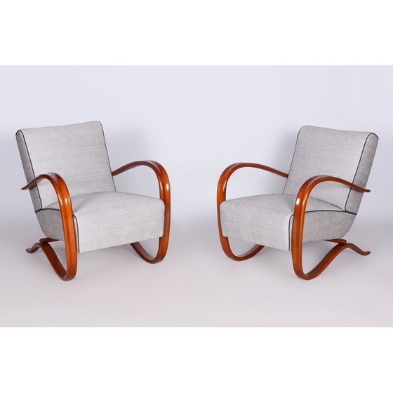 Image 1 of Paire de fauteuils vintage H-269 par Jindrich Halabala pour UP Zavody, Tchécoslovaquie 1930