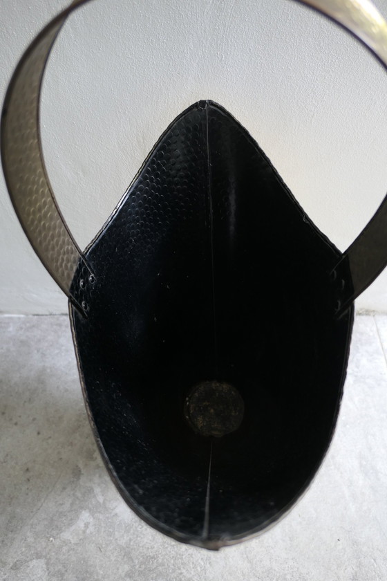 Image 1 of Porte-parapluie vintage en laiton Mécap
