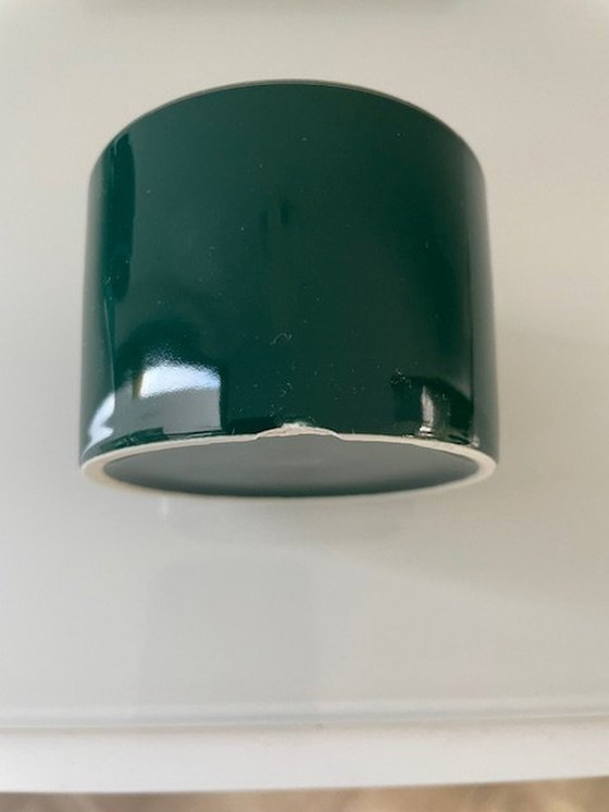 Image 1 of 2 Tasses et soucoupes colorées - Yves Deshoulières Aplico Limoges