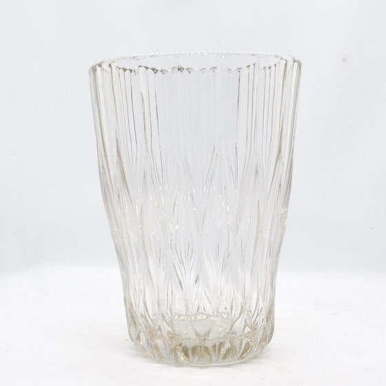 Image 1 of Vase en verre vintage par Jiří Řepásek pour Poděbrady, Tchécoslovaquie années 1960