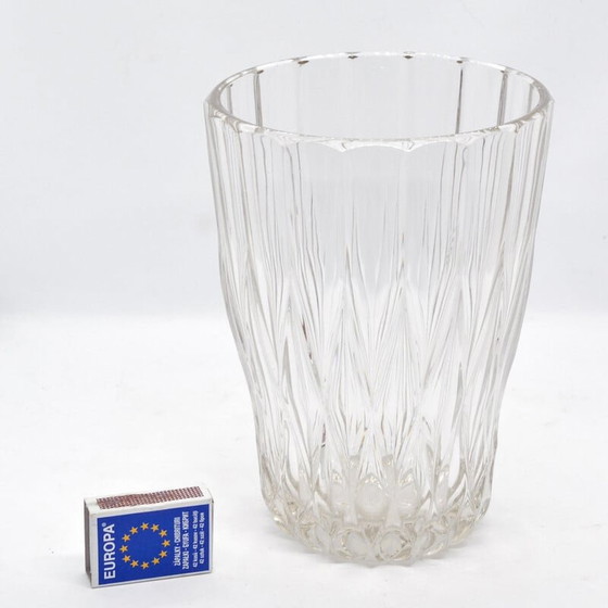 Image 1 of Vase en verre vintage par Jiří Řepásek pour Poděbrady, Tchécoslovaquie années 1960