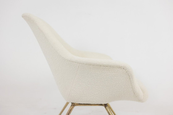 Image 1 of Paire De Fauteuils Cocktail En Laiton Doré. Années 1960.