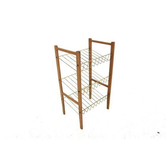 Image 1 of Porte-revues vintage en bois, 1960