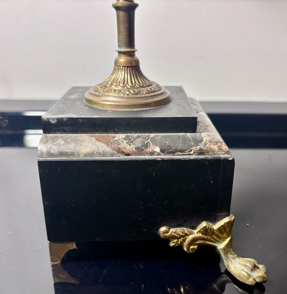 Image 1 of Candélabre Napoléon Iii Marbre