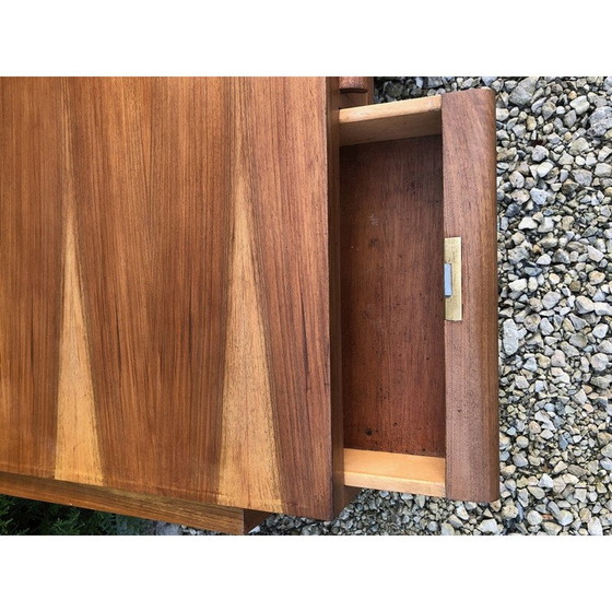 Image 1 of Bureau moderniste vintage en teck, 1950