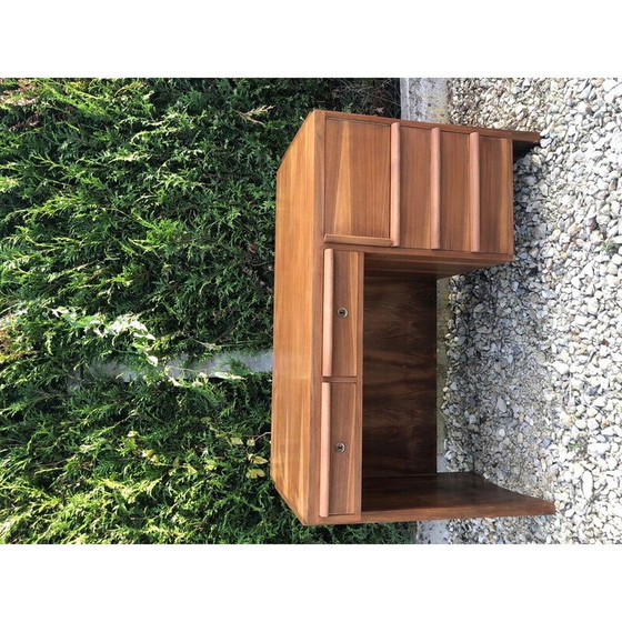 Image 1 of Bureau moderniste vintage en teck, 1950