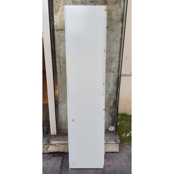 Image 1 of Etagère vintage en métal laqué blanc avec lumière, sélection Charlotte Perriand, 1965