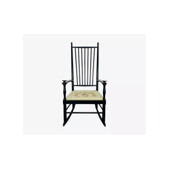 Image 1 of Fauteuil à bascule scandinave vintage par Karl Axel Adolfsson pour Gemla, Suède 1960