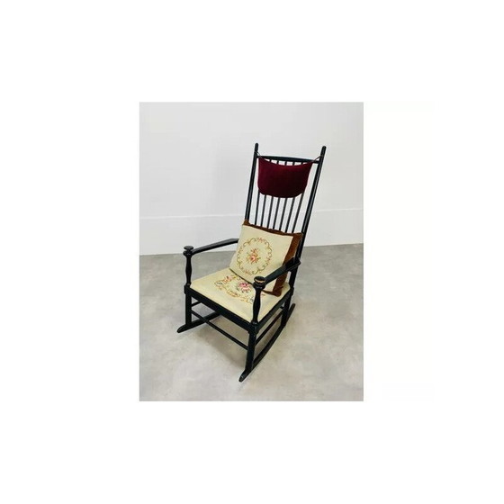 Image 1 of Fauteuil à bascule scandinave vintage par Karl Axel Adolfsson pour Gemla, Suède 1960