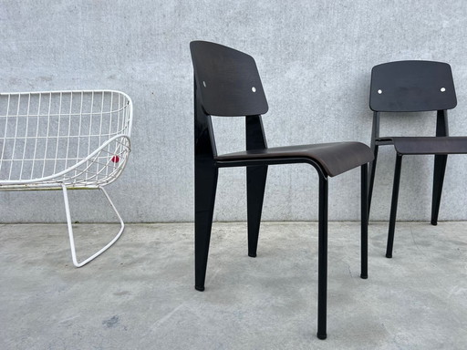 2X Vitra Prouvé Standard Chair