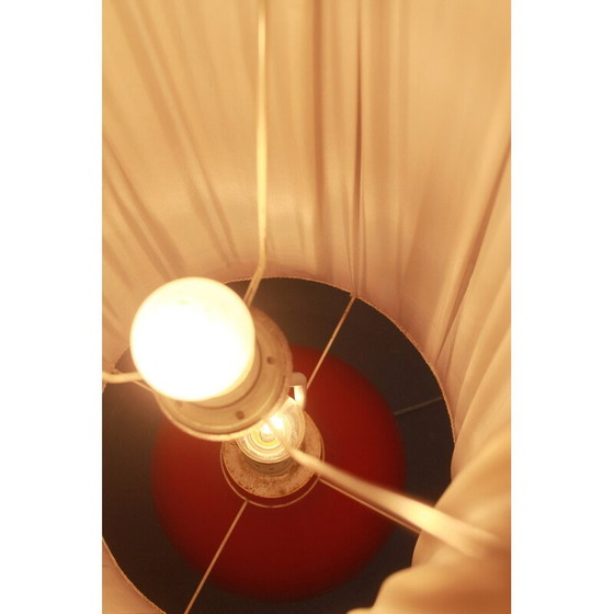 Image 1 of Lampadaire vintage en verre rouge, 1950