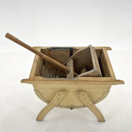 Image 1 of Machine à laver vintage en bois, années 1900