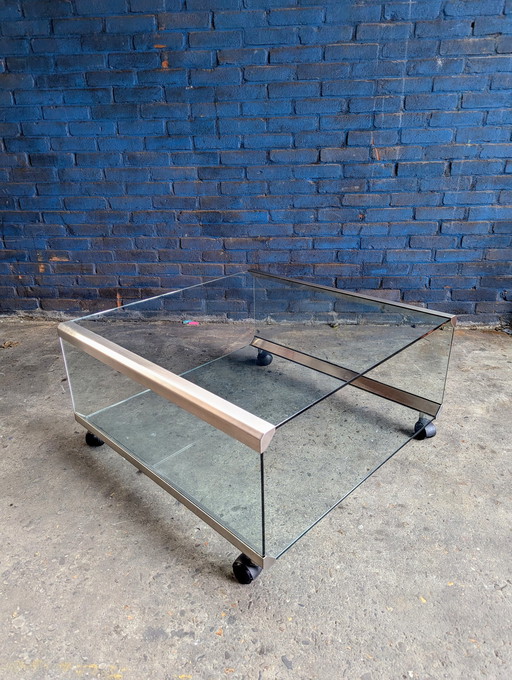 Table basse vintage italienne Galotti & Radice