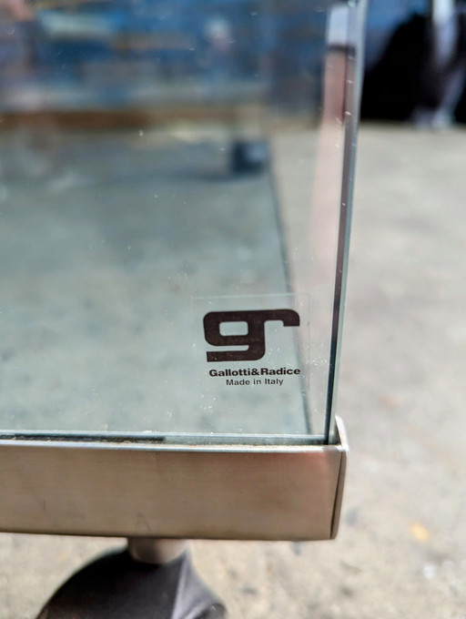 Table basse vintage italienne Galotti & Radice