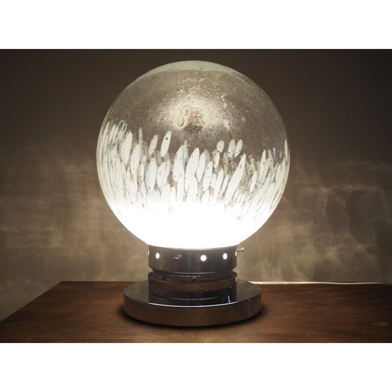 Image 1 of Lampe de table vintage chromée, Italie 1960