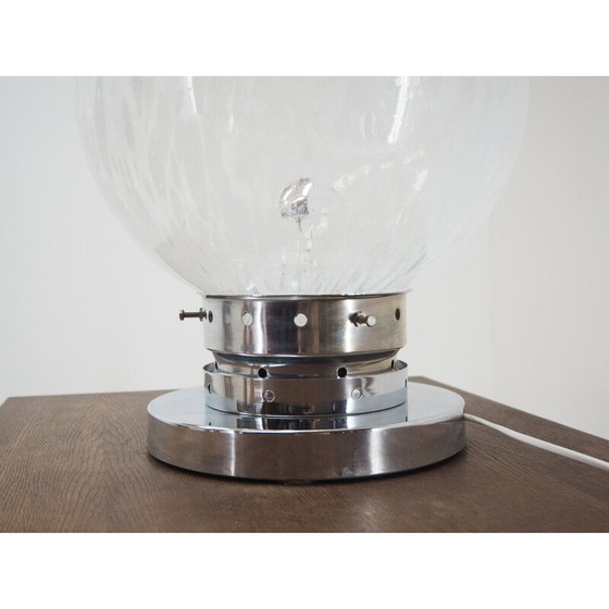 Image 1 of Lampe de table vintage chromée, Italie 1960