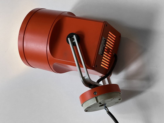 Image 1 of Spot orange "Unispot" par Bent Boysen pour Louis Poulsen. Danemark 1970S