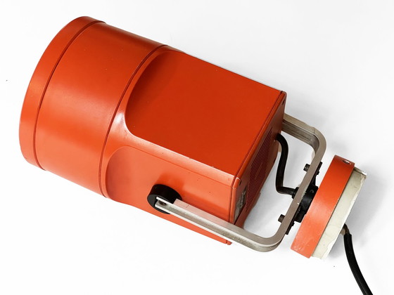 Image 1 of Spot orange "Unispot" par Bent Boysen pour Louis Poulsen. Danemark 1970S
