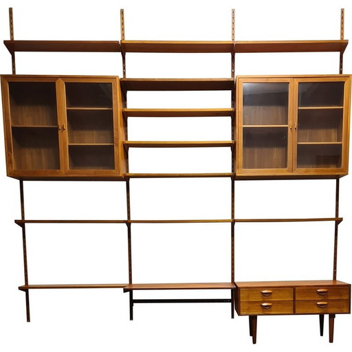 Meuble mural vintage en teck par Kai Kristiansen