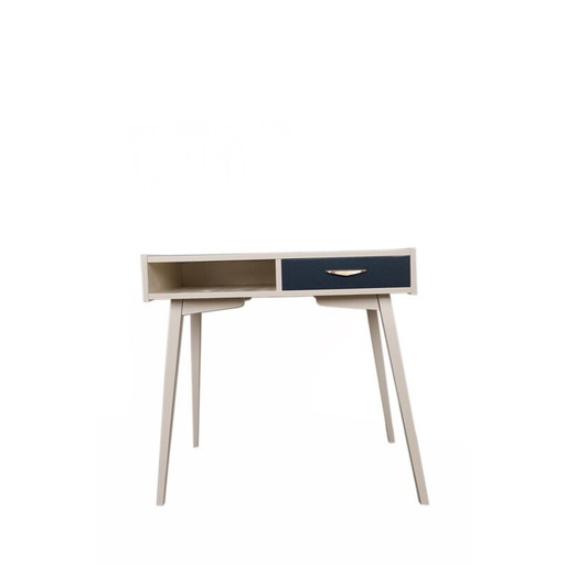 Table à écrire hongroise en métal et bois - années 1960