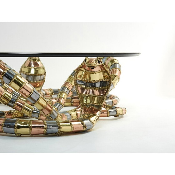 Image 1 of Table basse vintage Cobra d'Isabelle Faure, 1970