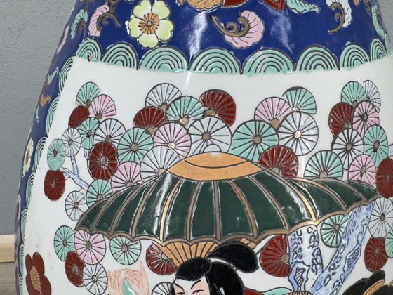Image 1 of Impressionnant grand vase japonais
