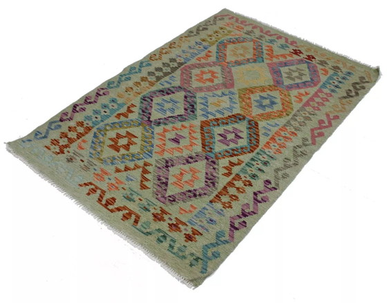 Image 1 of Original Old Style Kelim Afghan 148 X 102 Cm Top Condition