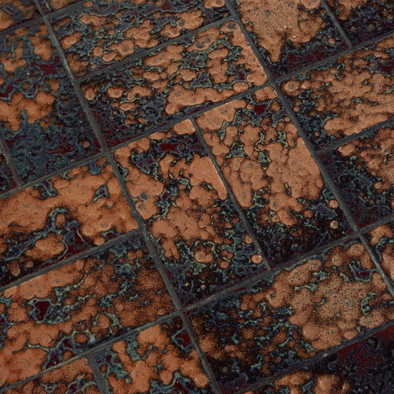 Image 1 of Mk10681 Table basse en acier et céramique, ensemble de 2