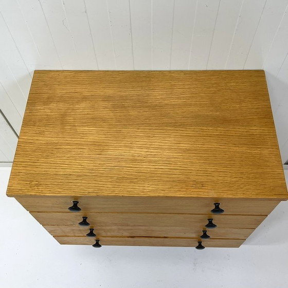 Image 1 of Commode Vintage Midcentury Sixties Bouton Noir