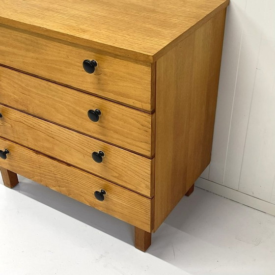 Image 1 of Commode Vintage Midcentury Sixties Bouton Noir