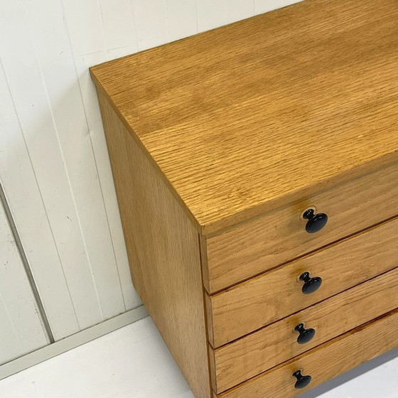 Image 1 of Commode Vintage Midcentury Sixties Bouton Noir