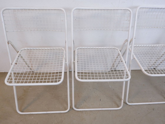 Image 1 of 4X Niels Gammelgaard Ted Net Chaises pliantes, 1980