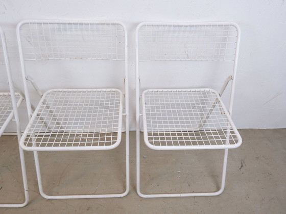 Image 1 of 4X Niels Gammelgaard Ted Net Chaises pliantes, 1980