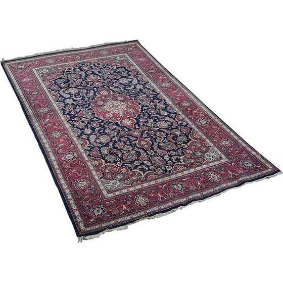 Image 1 of Tapis vintage en laine nouée à la main, années 1930