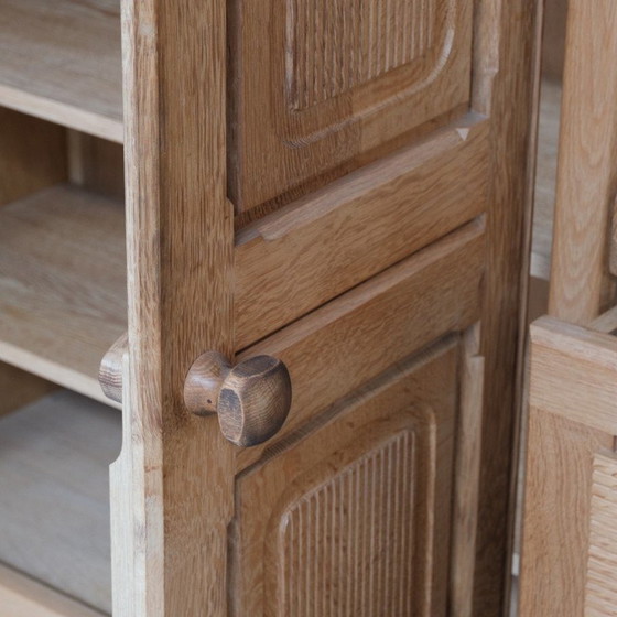 Image 1 of Armoire vintage en bois de chêne par Guillerme et Chambron, France 1960s